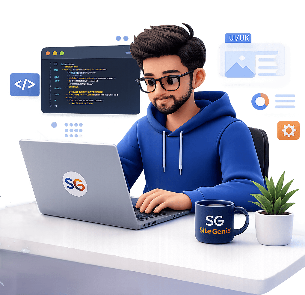 SiteGenio developer building powerful software